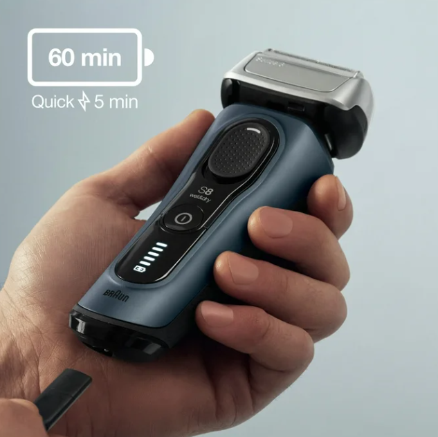 Braun Series 8 8453cc Wet/Dry Electric Shaver - Gray - Gallery 13