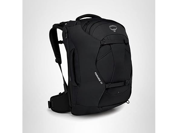 Osprey Fairview 40L Women's Travel Backpack, Black (Open Box)