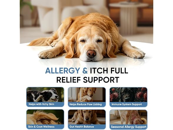 Mpdeoem Dog Allergy Chews -(200 Ct)