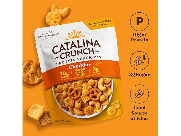 Catalina Crunch Protein Snack Mix with Cheese Crisps