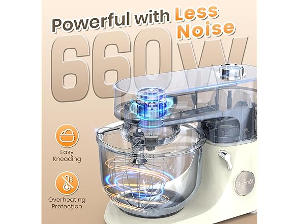 6QT Kitchen Mixer with LED Touchscreen