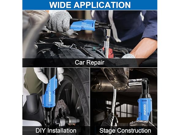 AZZUNO Electric Ratchet Wrench Set