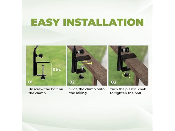 Idzo Deck Hook for Bird Feeder