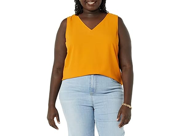Amazon Essentials Women Regular-Fit V Neck Top