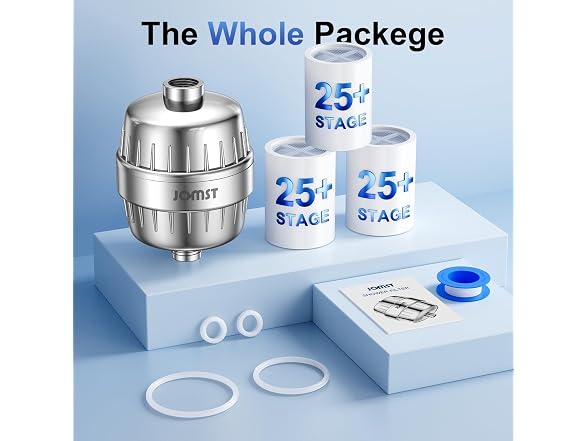 25 Stages Shower Filter with 3 Cores