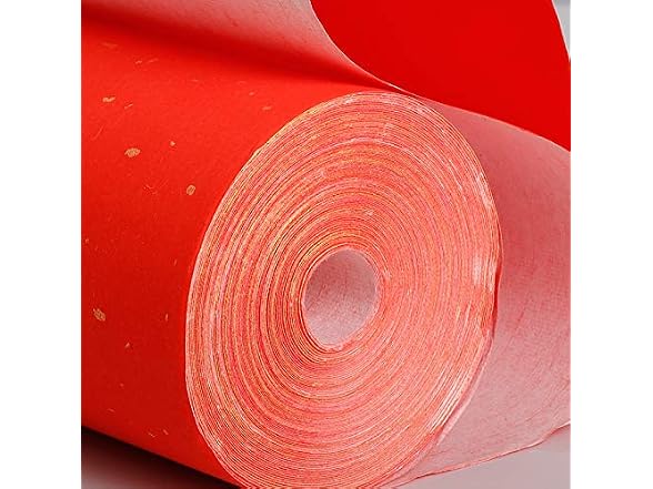 Semli Red Raw Rice Paper Paper Cut Chinese