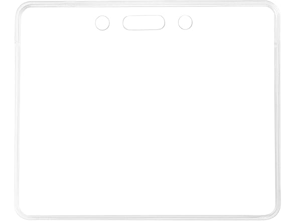 Amazon Basics Clear Name ID Badge Holder