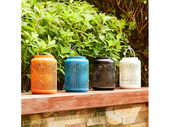 Solar Lantern Outdoor Solar Powered Hanging Lantern