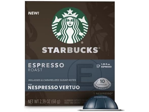 Starbucks Espresso Vertuo Pods 10CT