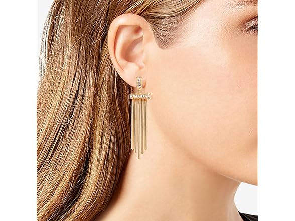 Vince Camuto Goldtone Fringe Earrings