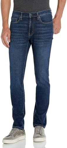 Amazon Essentials Men's Skinny-Fit Stretch Jean, Dark Blue Vintage, 36W x 32L