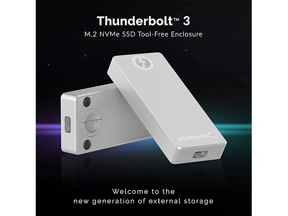 Thunderbolt 3 M.2 NVMe SSD Enclosure