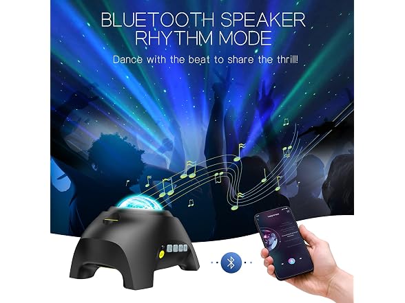 HODANS W0019 Northern Galaxy Projector Black