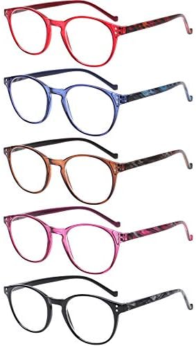 10 Pairs Round Reading Glasses