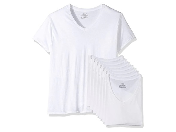 6Pk Hanes V-Neck T-Shirt