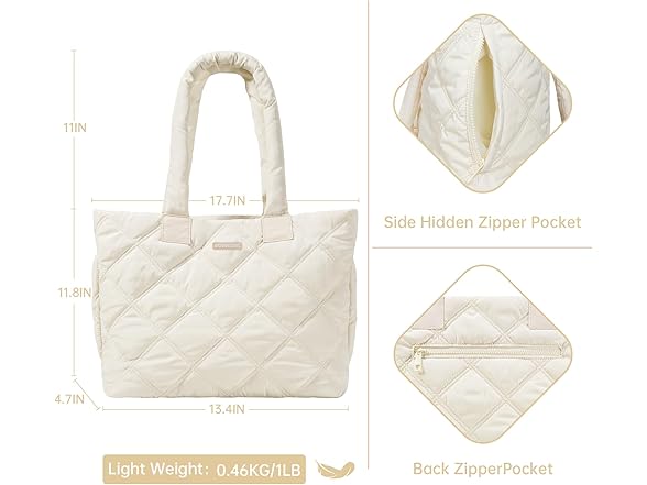 Puffer Tote Bag