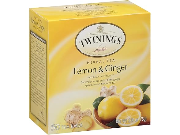 50CT Lemon & Ginger Herbal Tea