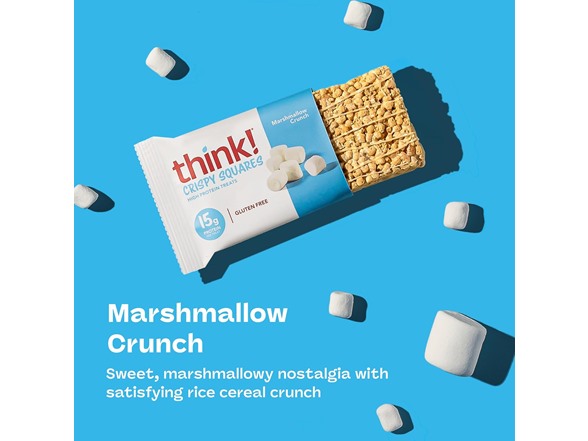 Think! Marshmallow Crunch Crispy Square
