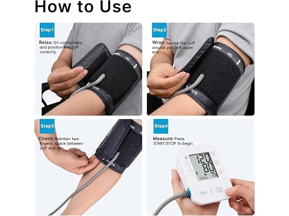Wishlove Upper Arm BP Monitor Cuff