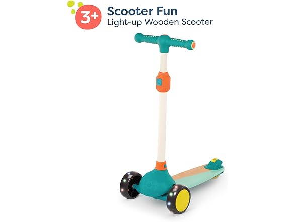 B. toys – Wood Kids Scooter – Adjustable
