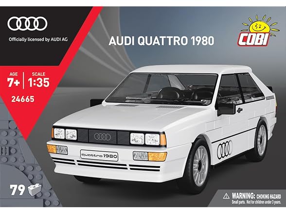 COBI Audi Quattro 1980, White, 79 Pieces