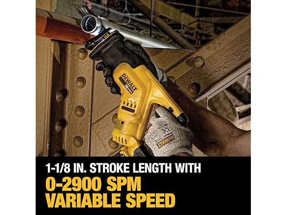 DEWALT DCS387D1 20V MAX* Cordless Reciprocating Saw Kit