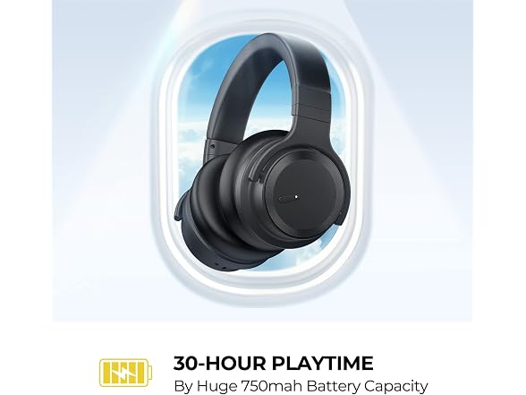 commalta E7 Active Noise Cancelling Headphones