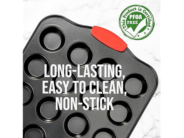 NutriChef 24-Cup Nonstick Mini Muffin Pan