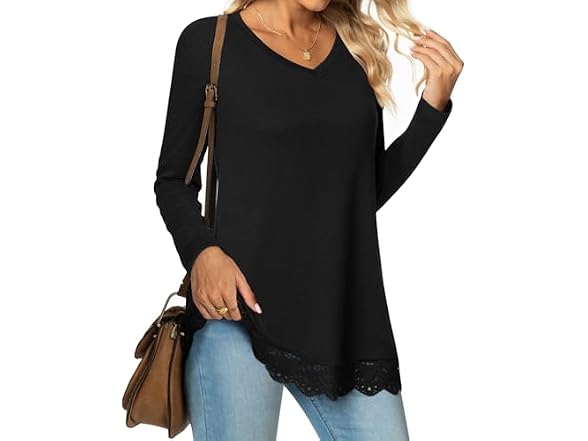 Netsmile Women (L) Tunic Tops Fall Long Leggings