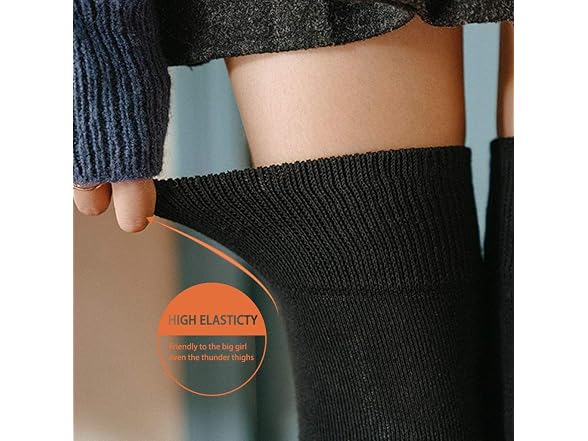 Dehis Women (L) Homerit Thigh High Socks Long Boot