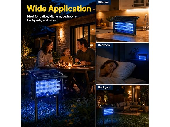 Tryfire 2026 Upgraded Solar Bug Zapper