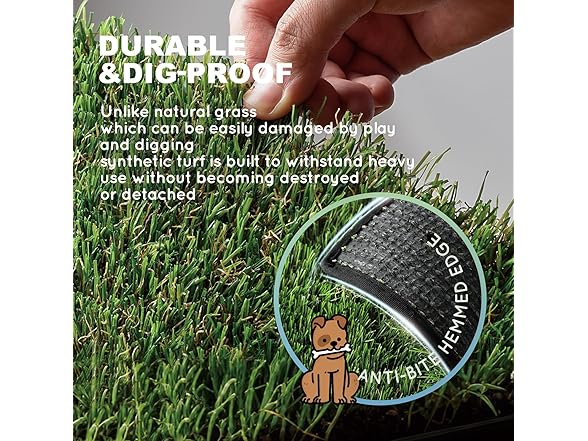 HQ4US 4LEGS Dog Grass Pad with Tray