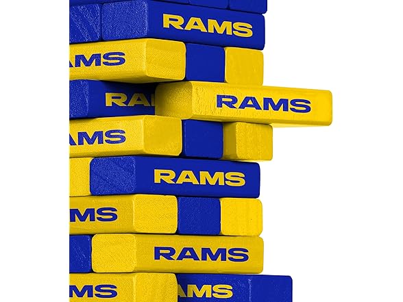 FOCO NFL Logo Stackable Blocks Game