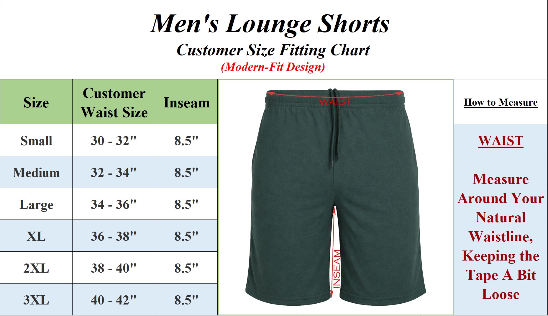 5Pk Mens Cotton Blend Lounge Shorts - Gallery 4