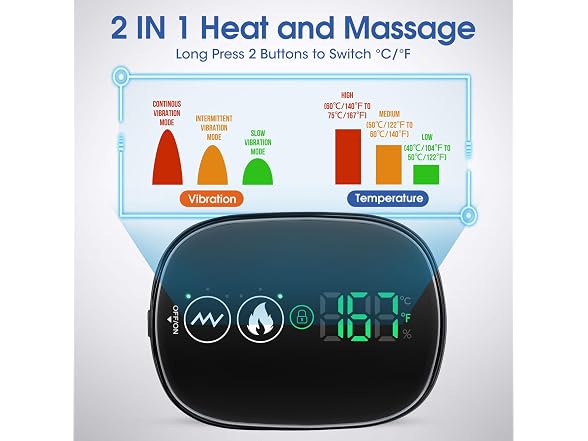 AFDEAL Cordless Shoulder Heating Pad
