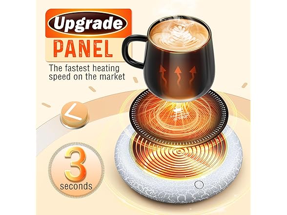 Coffee Mug Warmer with 7 LED Lights