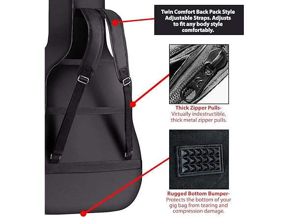 ChromaCast Guitar Padded Gig Bag