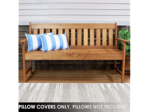 Sunnydaze Indoor and Outdoor Decorative Throw Pillow Covers