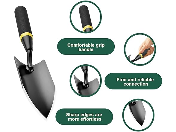 RXJPASD GAR-42 RXJPASD Mini Stainless Hand Shovel