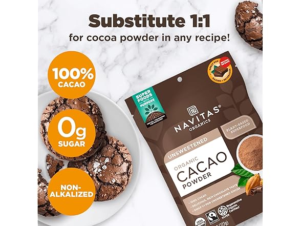 Navitas Organics Cacao Powder 16 oz