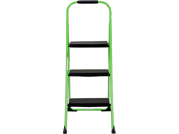 COSCO 11408GNF1E, Green Three Big Folding Step Stool