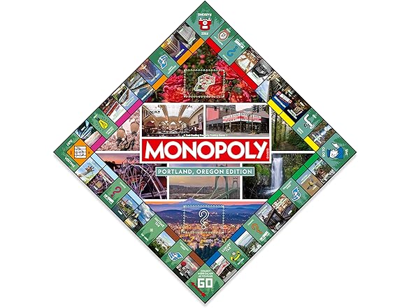 Monopoly Board Game – Portland, OR Edition