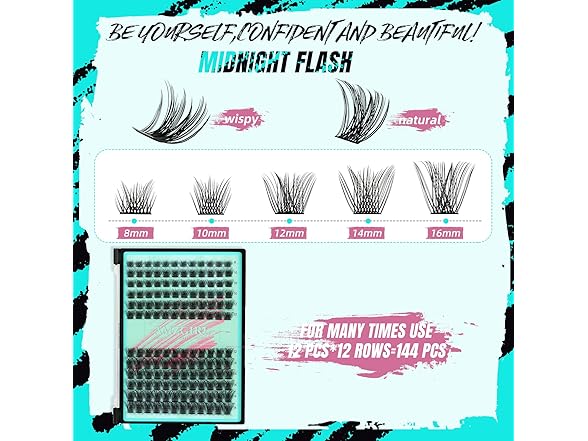AMZGIRL LASH lash clusters kit