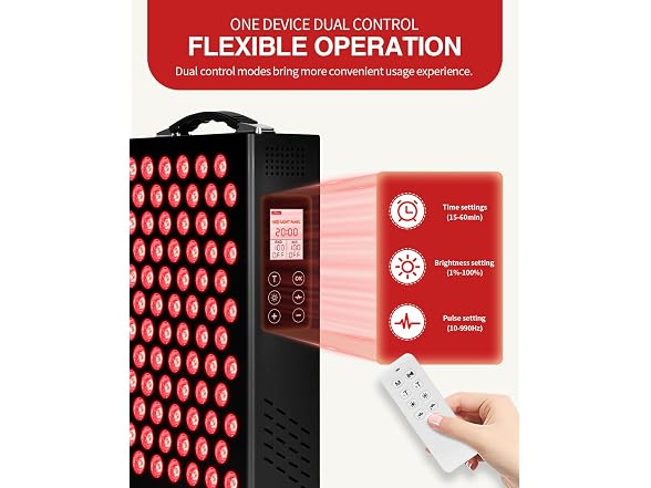 Red Light Therapy - Black