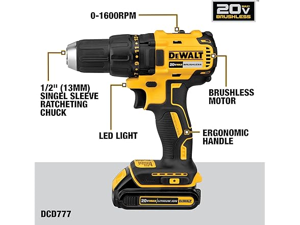 DEWALT DCK227D2 ATOMIC 20-Volt MAX 2 Tool Kit