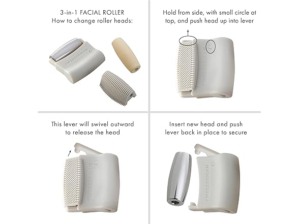 Tweezerman 3-in-1 Facial Roller Set