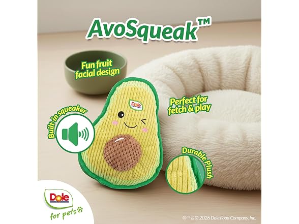 Dole for Pets Dog Toys, Avocado - Gallery 3
