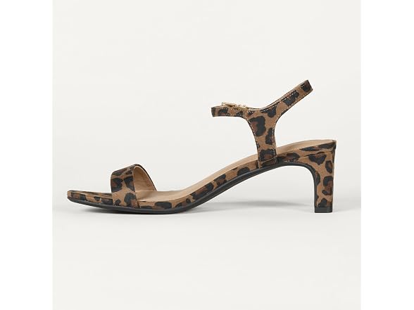 Amazon Essentials Women Sandals Leopard Faux Suede