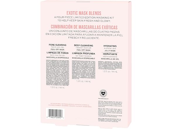 Freeman Exotic Blends Facial Mask 4 Piec