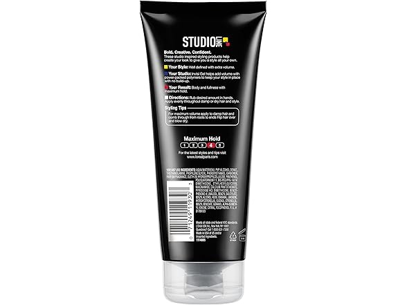 L'Oreal Paris Studio Line INVISI Gel, Strong Hold 6.80 oz
